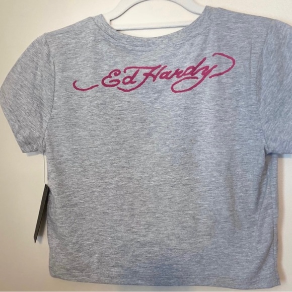 Ed Hardy crop top new with tags - Picture 2 of 2